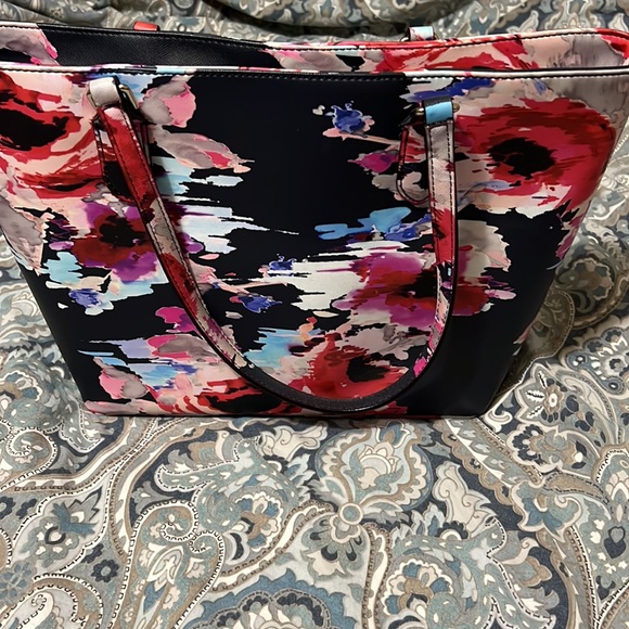 EEUC Kate Spade watercolor floral tote AND wallet - Picture 4 of 15